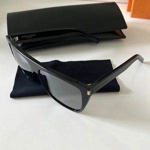 Saint Laurent Sunglasses Flat Top SL1 59mm Mirror